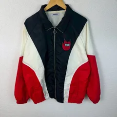 PUNYUS プニュズ フルジップ ジャケット ロゴワッペン ブラック ホワイト レッド レディース 古着 ストリート Y2K