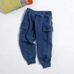 《新品》カットソーカーゴパンツ デニム 80～120㎝ F.O.KIDS 子供服 長ズボン R120036