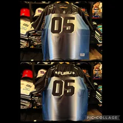 FUBU OG GRADATION GAME SHIRTS/OGグラデーションゲームシャツ【FAM-61723】BLACK Lサイズのサムネイル