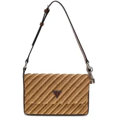 ゲス レディース バッグ ハンドバッグ GUESS Straw Crossbody Bag Brown ブラウン