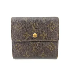 【LOUIS VUITTON】ルイヴィトン モノグラム 折り財布 ダブルホック M61652 ポルトモネ ビエ カルトクレディ ★