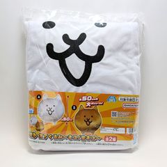 《신품》 에어 구루미 냥코 대전쟁 ~고양이/금 고양이~ 전 2종 화이트 칼라 BABDAI NAMCO 50 cm빅