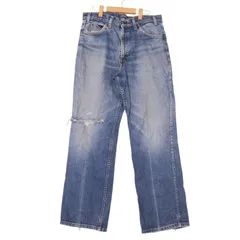 80年代 USA製 Levi's リーバイス 40517-3616 デニムパンツ ブルー (メンズ W34 L32相当) 中古 古着 A2260