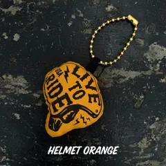 USA STUFFED DOLL KEYCHAIN  ヘルメット バイカー ハーレー アメリカン マスコット キーホルダー ; STD-005OR