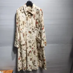 DAKS フラワー パータン ロング ONE PIECE