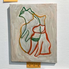 北村直登 鶏の絵 2009年製 サイン入り 原画 - メルカリ