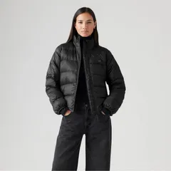 リーバイス レディース アウター ジャケット・ブルゾン Levis Polly Packable Dwn Jckt Caviar Caviarのサムネイル