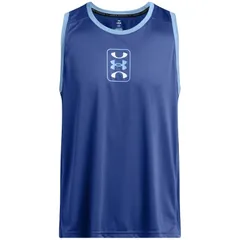 アンダーアーマー メンズ トップス タンクトップ Under Armour Reversible Tank Top Blue ブルー