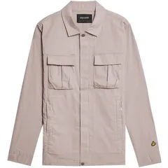 ライルアンドスコット メンズ アウター ジャケット・ブルゾン シャツ Lyle and Scott Ripstop Overshirt Pale Grey グレーのサムネイル