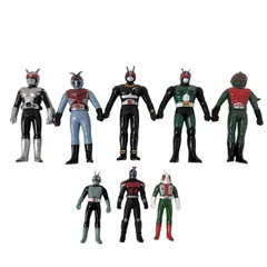 仮面ライダー フィギュア コレクション 8体セット 最長約12cm 仮面ライダーW V3 等 中古 O11059865