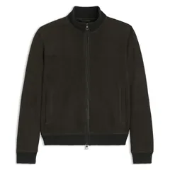 ボス メンズ アウター ジャケット・ブルゾン ジャケット Boss x BECKHAM Shearling Jacket Green 347 グリーン