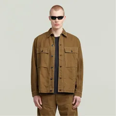 ジースター メンズ トップス シャツ G Star Mosa Overshirt Sand サンドのサムネイル