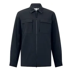 アクアスキュータム メンズ アウター ジャケット・ブルゾン シャツ AQUASCUTUM Overshirt Black ブラックのサムネイル