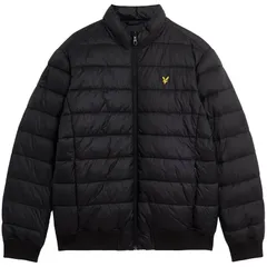ライルアンドスコット メンズ アウター ジャケット・ブルゾン Lyle and Scott Lyle Funnel Wadd Jkt Sn61 Jet Black ブラックのサムネイル