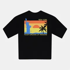 ローズロンドン メンズ トップス Tシャツ Rose London London Fewer Dreams Tshirt Black ブラック