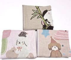 3 장 세트 34 × 40CM 페이스 타올 4 층 면 원단 면 100 % 귀여운 여성 푹신푹신 부드러운 부드러운 촉감 속건 흡수 부드러운 촉감 베이비 아기 입장 준비 (34 × 40CM) a-739