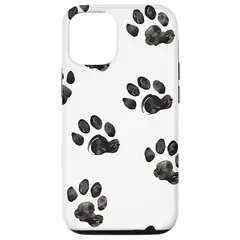 【新品】 iPhone 15 犬の足跡の柄。 スマホケース 1