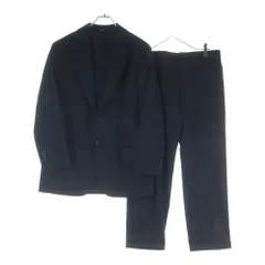 HERMES (エルメス) カシミヤ混 ウール 2B テーラードジャケット/スラックスロングパンツ セットアップスーツ グレー
