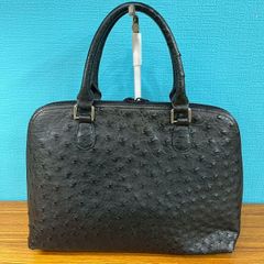 美品 オーストリッチ レザー トートバッグ レザー 本革 ビジネスバッグ