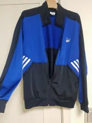アディダス ファイヤーバード トラックジャージ ブルー ブラック 150