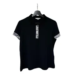 LEONARD SPORT 長袖カットソー ポロシャツ 44 大きいサイズ 黒 LEONARD SPORT レオナールスポーツ黒のハイネック長袖トップス - メルカリ