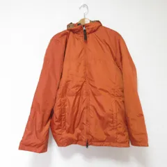 美品 EVEX by KRIZIA エヴェックスバイクリッツィア フーデッド ダウンジャケット ブルゾン 40 オレンジ レディース 古着 中古 USED