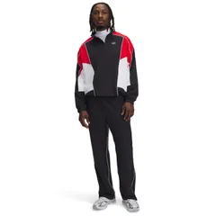 アンダーアーマー メンズ アウター ジャケット・ブルゾン トラックスーツ Under Armour Tricotracksuitop Black ブラックのサムネイル