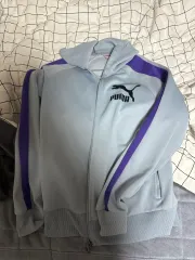 プーマ トラック ジャケット ブルー/パープル LINE