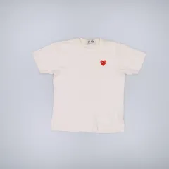 M コム・デ・ギャルソン レッド ハート 半袖Tシャツ 0213H2