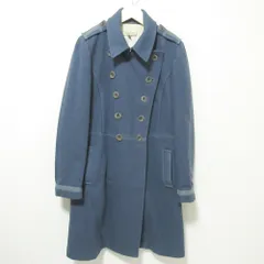 良品 See by Chloe シーバイクロエ ダブルブレスト ロング Pコート ピーコート 42 ブルー レディース 古着 中古 USEDのサムネイル