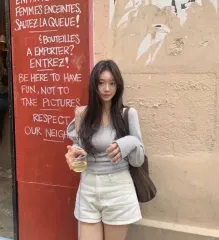 リズ ローナ リボン ボレロ ノースリーブカーディガン セット