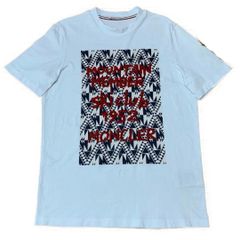 モンクレール ダブルロゴ Lネイビー Tシャツ 国内正規品 5S512 - メルカリ