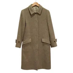 MARGARET HOWELL マーガレットハウエル ウール ステンカラーコート 2 ベージュ レディース 古着 中古 USEDのサムネイル