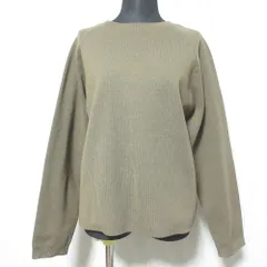 美品 24AW Liesse リエス 2WAYジップミラノリブニット プルオーバー カーディガン A0148KSW403 モカ レディース 古着 中古 USED