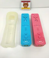 Wii リモコン モーションプラス ピンク ブルー 2本セット 任天堂 Wiiリモコンプラス コントローラー 0326M