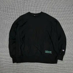 チャンピオン リバースウィーブ ブラック スウェット