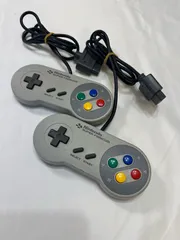 【215465】NINTENDO ニンテンドー  純正　スーパーファミコン　コントローラー*2個　セット