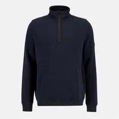 バブアー メンズ アウター パーカー・スウェット スウェット シャツ Barbour International Outline HalfZip Sweatshirt Dark Navy ネイビーのサムネイル