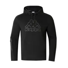 カッパ メンズ アウター パーカー・スウェット Kappa Tech FL Mens Sweat Pullover Hoody Black ブラック