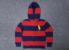 120 ポロ キッズ 起毛 フード ジップアップ