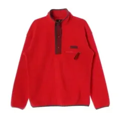 コロンビア Columbia アノラック フリース ハーフジップ スウェット 105 レッド フリース