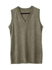 XS JPN グリッター Vネック ニット ベスト スリーブレス