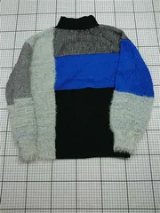 ◇ Θ ローズバッド ROSE BUD 異素材切替ニットセーター Fサイズ レディース E  【1602240014343】