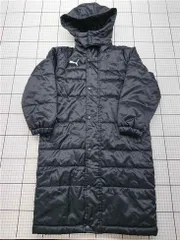 ◇ ⊇ プーマ PUMA 920710 ロングダウンコート ブラック系 130 キッズ E  【1602240014275】