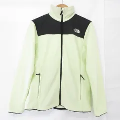 美品 THE NORTH FACE ノースフェイス Mountain Versa Micro Jacket フリースジャケット ブルゾン NLW22304 S ライムクリーム レディース 古着 中古 USED