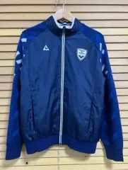 ルコックスポルティフゴルフ メンズ ネイビー ニットダウンジャケット ゴルフニットジャケット LL