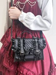 希少☆ Tie.me フリル ナップサック レザー - メルカリ