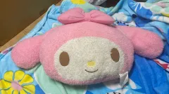 サンリオ マイメロディ 顔 クッション 正規品 ぬいぐるみ(大)