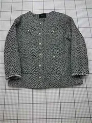 ◇ Θ リエディ Re:EDIT ノーカラーツイードジャケット Mサイズ ブラック系 レディース E  【1602240014763】のサムネイル