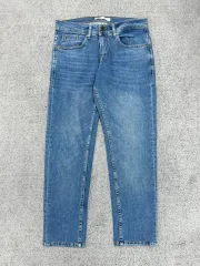 (31) ザラ スリムフィット インディゴ デニム パンツ